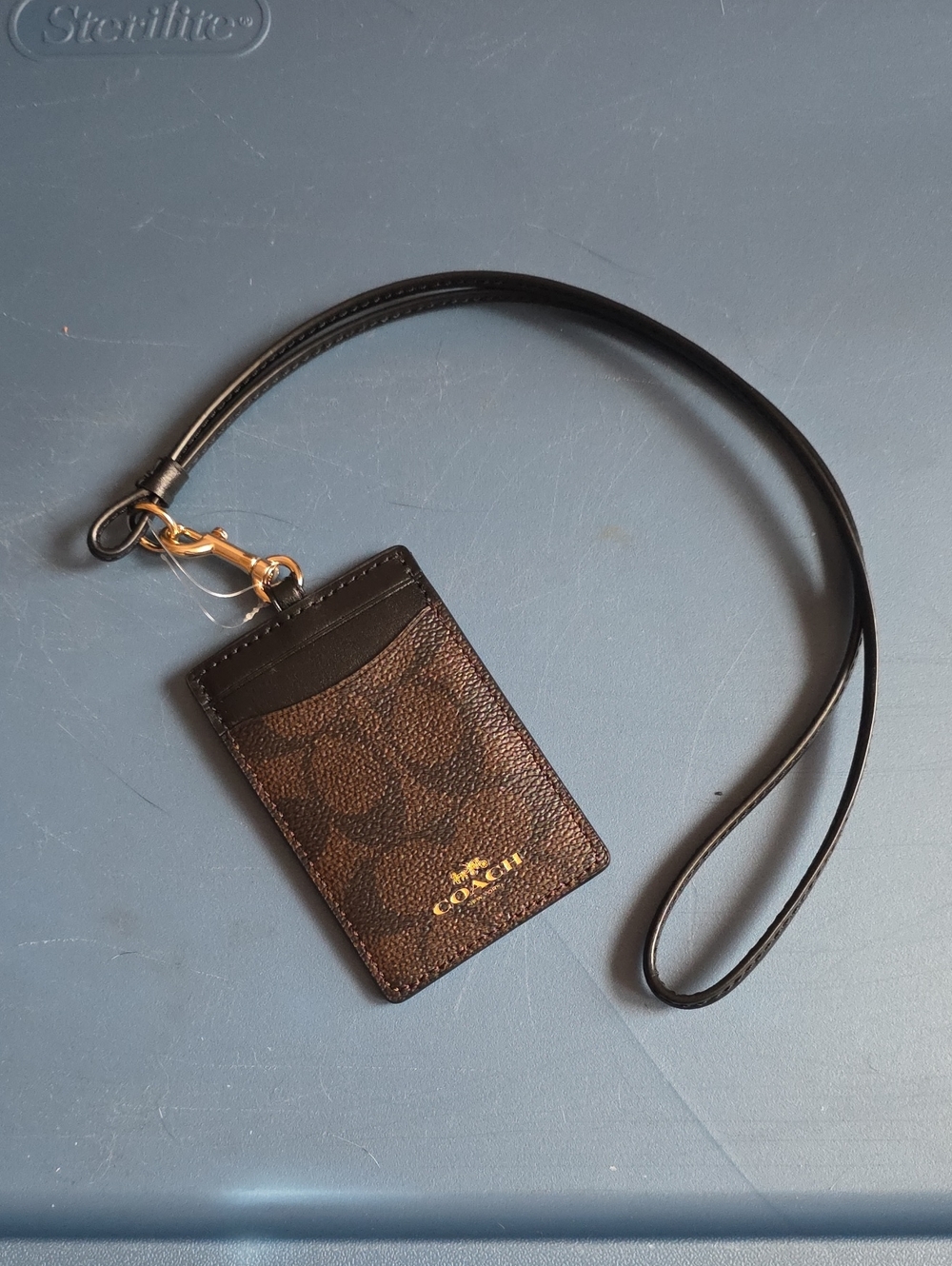 COACH LANYARD ID CARD HOLDER NEW WITH TAG